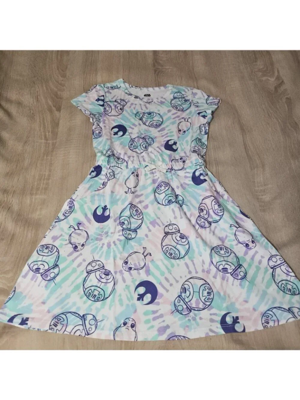 Girls Size M 8 Years Ariel Star Wars Tshirts Dresses Leggings Nwot School